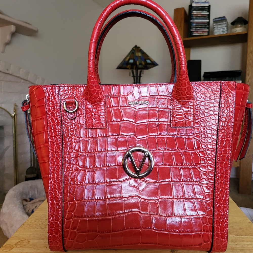 Valentino by Mario Valentino Red Tote